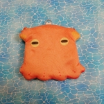 メンダコさんのふわふわポーチ (Mサイズ) Dカン付き