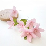 折り紙　ワイヤー付き桜　6本セット