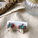  【g】カラフル+*.一粒ピアス