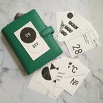 ✩.*˚プランナーカード　モノトーン