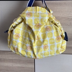 205  折りたたみ エコバッグ （小 ）買い物袋 ハンドメイド ブロック　わた毛　サブバッグ　コンビニ袋