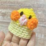 オカメインコのアクリルたわし【イエロー】