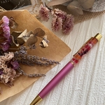 ハーバリウムボールペン　ラズベリー