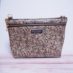 Ｄさまご予約品　LIBERTY　チャイブあずきミルク J11F　ｗファスナーショルダー用バッグ　26×17×6センチ