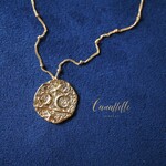 14kgf アストロロジー・メダリオン・ロングネックレス ~astrology~ （５０ｃｍ）