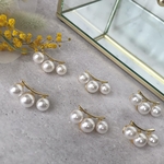 再入荷⸝⸝⸝⸝三連パールピアス