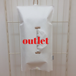 📍outlet  タイベック® 製  ティッシュカバー  スリムタイプ・エコパック用  ヌメ革使用   