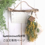 「luminous525様ご注文専用ページ」