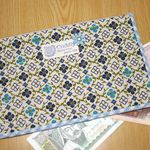【送料無料】ペタンコ通帳ケース☆ＨＡＮＡ③