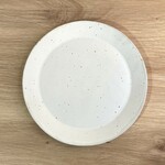 大きなまる皿　白