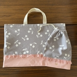 hon様専用☆さくらんぼのレッスンバッグと巾着