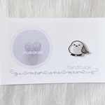 マスクピアス(マグネット or ピンバッチ)☆シマエナガ