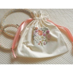 (受注販売)小花の巾着