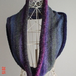 ☆彡野呂英作の段染め毛糸”シルクガーデン・ファイン” のCowl Neck Warmer 