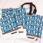 ayame0001様専用☆入学５点セット　北欧とり　ブルー