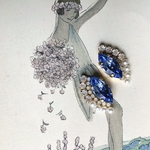 MISORAIRO navettes pierce / earring 