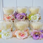 rose cocktail aroma soy candle                         