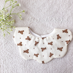 Heart Teddybear bib 