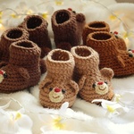 寒がりくまさんの baby boots＊ 再販限定4足
