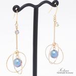 揺れる惑星(472) ピアス/イヤリング/ノンホールピアス/樹脂ピアス