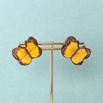 モンキチョウのピアス/イヤリング
