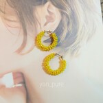 <再販>さわやか春のミモザ ピアス /イヤリング