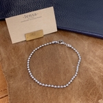 706.重ね付けにも大活躍！ボールチェーンブレスレット lensa
