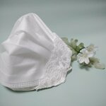 一枚仕立て不織布マスクの春用🌸マスクカバー