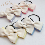 【新色追加】全5色🎀バイカラーツインリボン 2点1セット 卒園 入園 入学 新年度