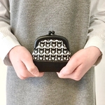 【再販】しろくろベアーのプラがま口