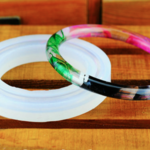 アークブレスレットシリコンモールド　幅8mm 直径60mm