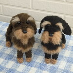 ご依頼品 あみぐるみ☆ワイヤーダックスフンド