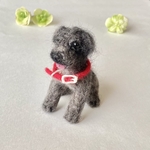 Leezie様オーダー品・シュナウザー 犬 羊毛フェルト