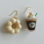 アイスコーヒーとポンデ。ピアス