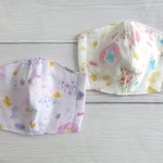 再3販*子供用立体マスク＊2枚セット*春色ちょうちょ*お花