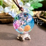 海玉【海底世界　〜shell〜】②　ネックレス/ペンダント　レジンアクセサリー