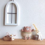 ꫛꫀꪝ✧‧˚ほのぼのクマしゃん、春のおすそ分け♡ʕ·ᴥ·ʔ(黄色のストライプ柄)