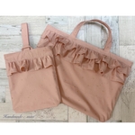 ryoji-haru様オーダー　♡フリル♡ナップサック　体操服袋、レッスンバッグ、シューズケース