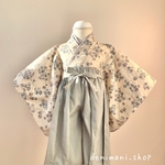 キナリ枝桜　袴セット