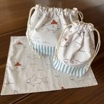 pot様専用☆サメの弁当袋セット