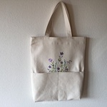 (送料無料)手刺繍入りトートバッグ　