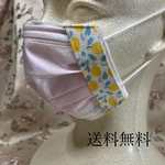 小さめ不織布マスクが見えるマスクカバー