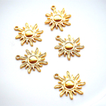 ¥300☆【5個セット】Ｎｅｗ！太陽のゴールドチャーム