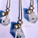 NEW  冬の海氷ネックレス