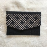 r様オーダー品☆こぎん刺しの念珠入れ グレー