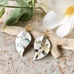 海からの贈り物♡シェルピアス（リーフ）