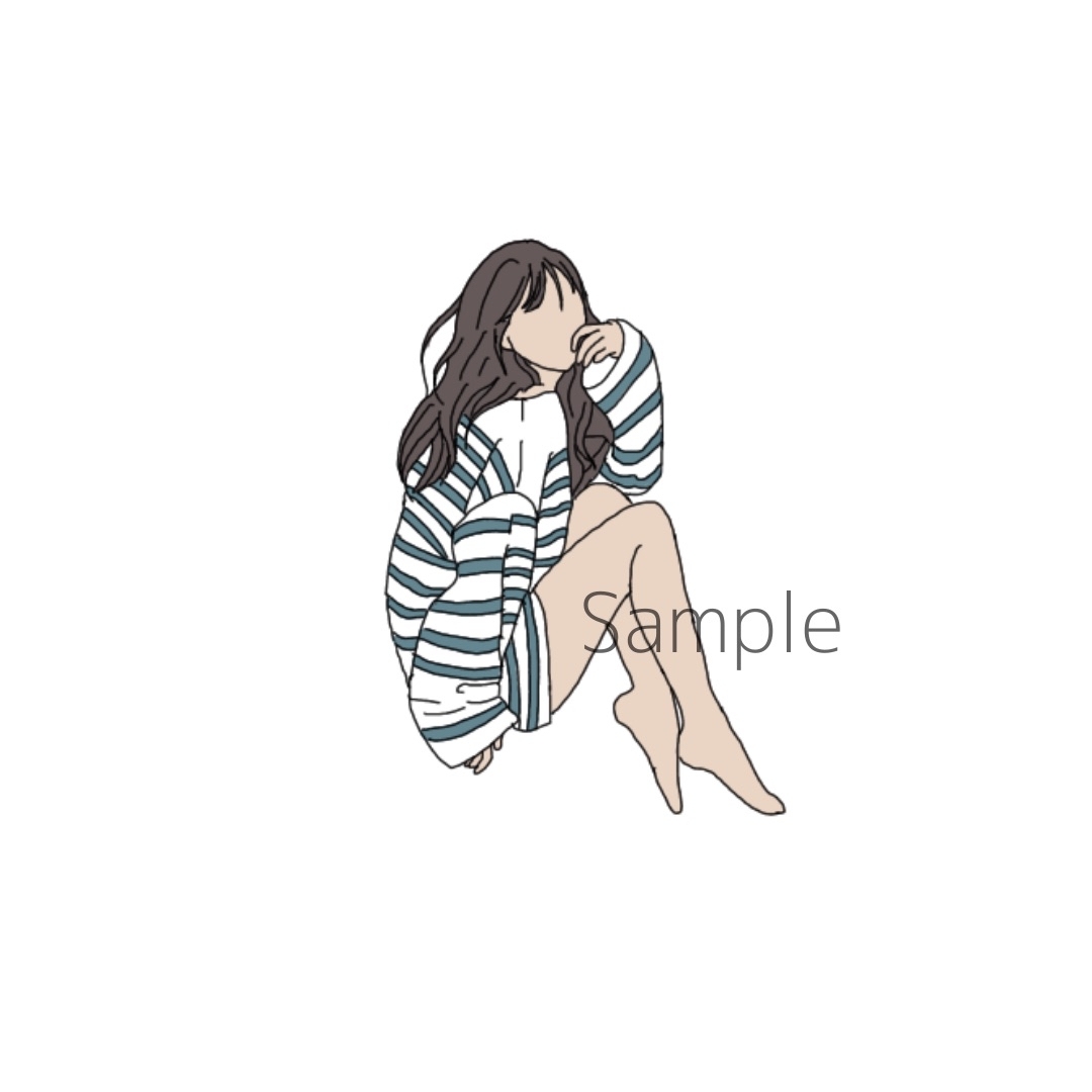 シンプルでお洒落なオーダーイラスト - nail&accessory