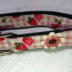 ﾌﾟﾁ訳あり🍓中型犬🐶いちご柄首輪
