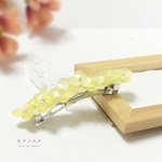 ◆紫陽花◆華やかグラデーションバレッタ(イエロー)