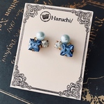■bijou blue 樹脂ポストピアス